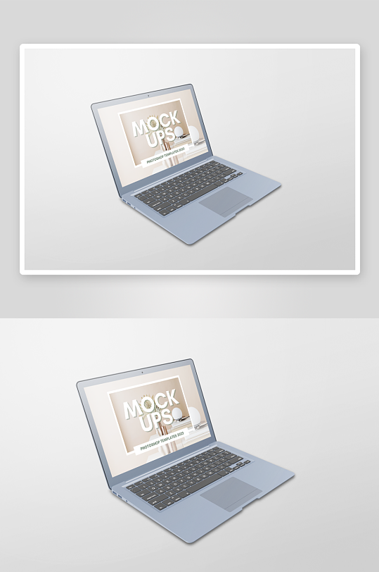 笔记本电脑样机mockup分层素材-众图网