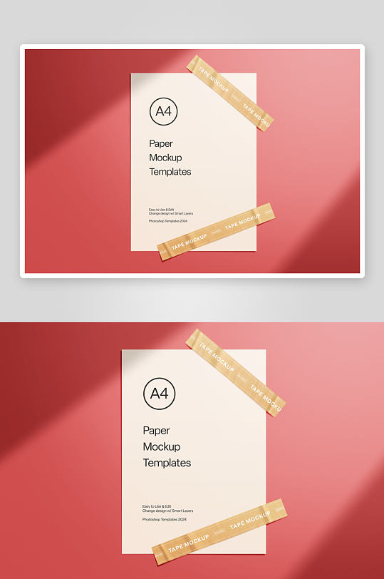 广告传单样机mockup分层素材-众图网