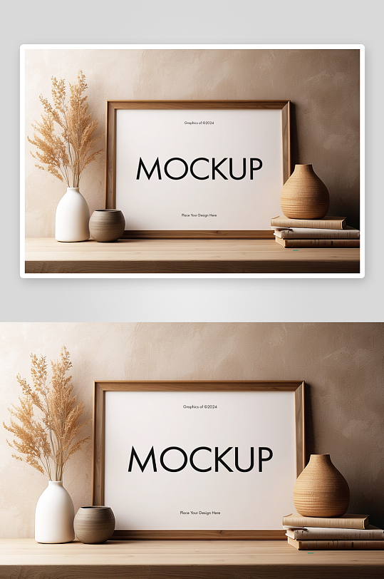 广告栏样机mockup分层素材-众图网