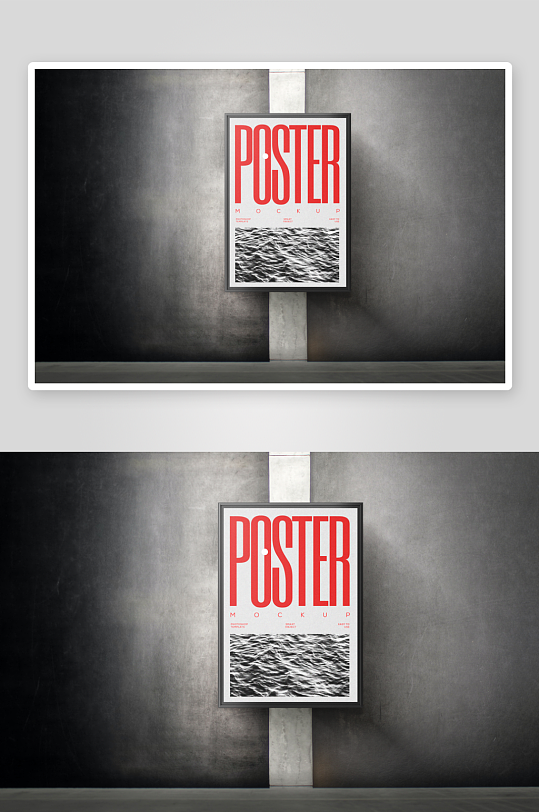 广告橱窗宣传单样机-众图网