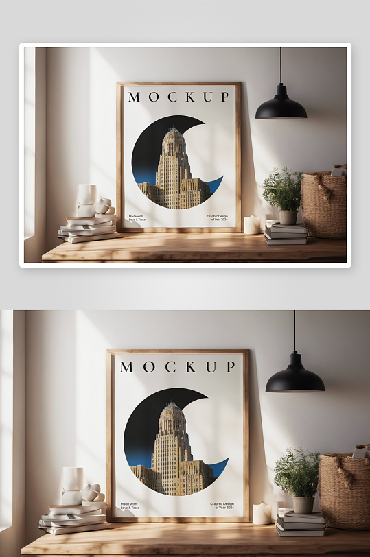 广告橱窗宣传单样机-众图网