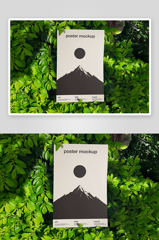 广告橱窗宣传单样机-众图网