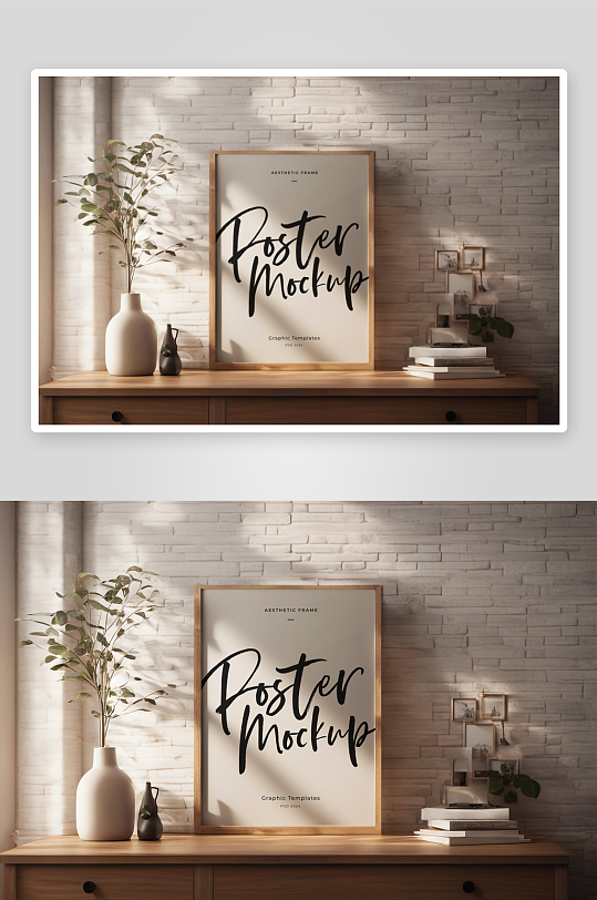 广告橱窗宣传单样机-众图网