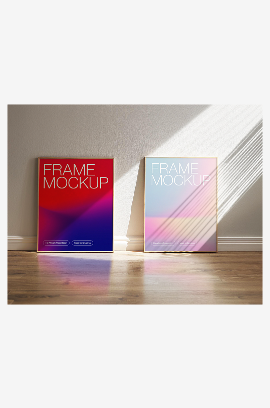 广告宣传单样机mockup分层素材-众图网