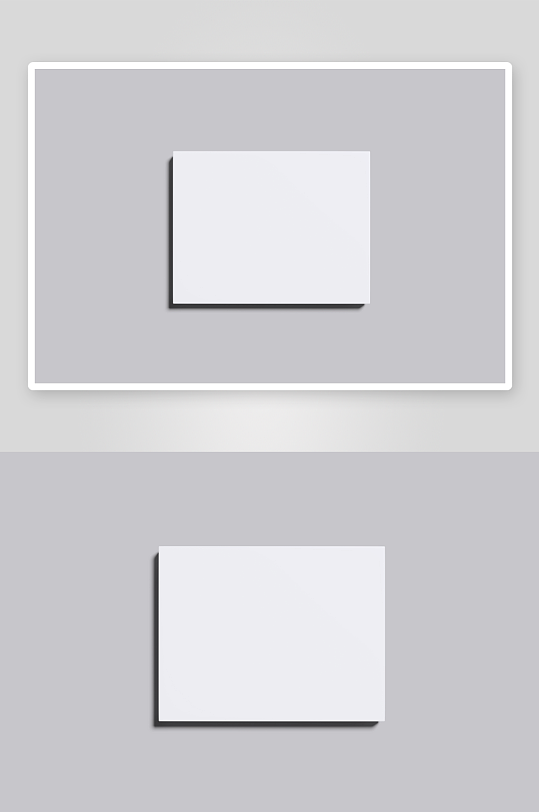 A4信纸卡片传单样机mockup分层素材-众图网