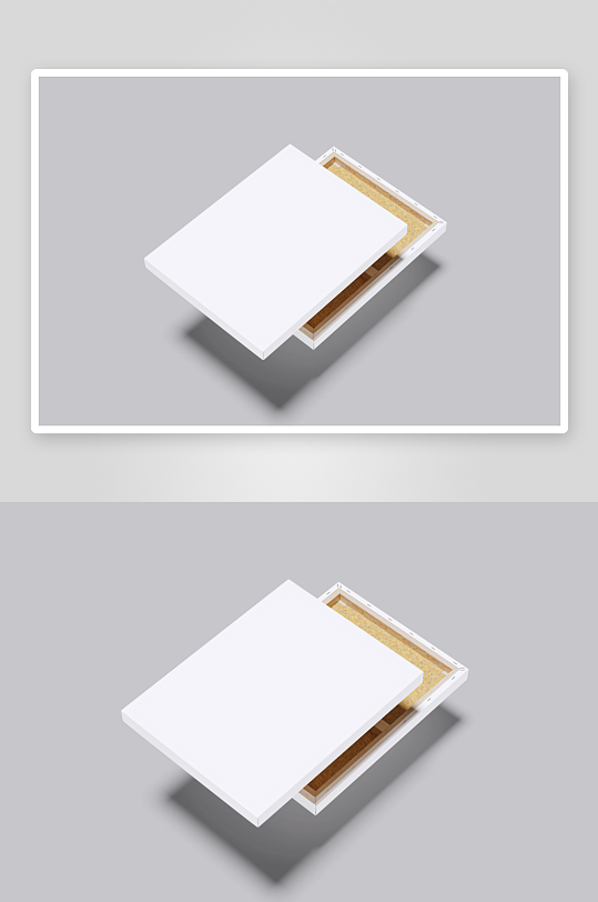 A4信纸卡片传单样机mockup分层素材-众图网