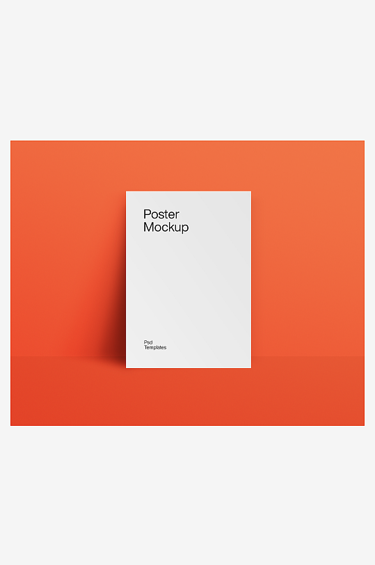 A4信纸卡片传单样机mockup分层素材-众图网