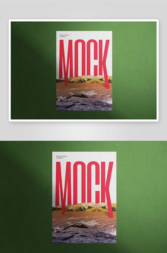 海报广告传单样机mockup分层素材-众图网