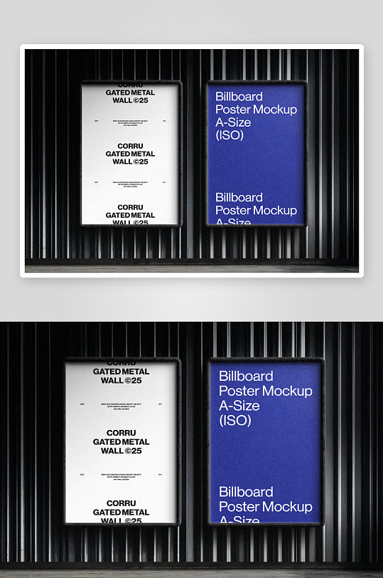 海报广告传单样机mockup分层素材-众图网