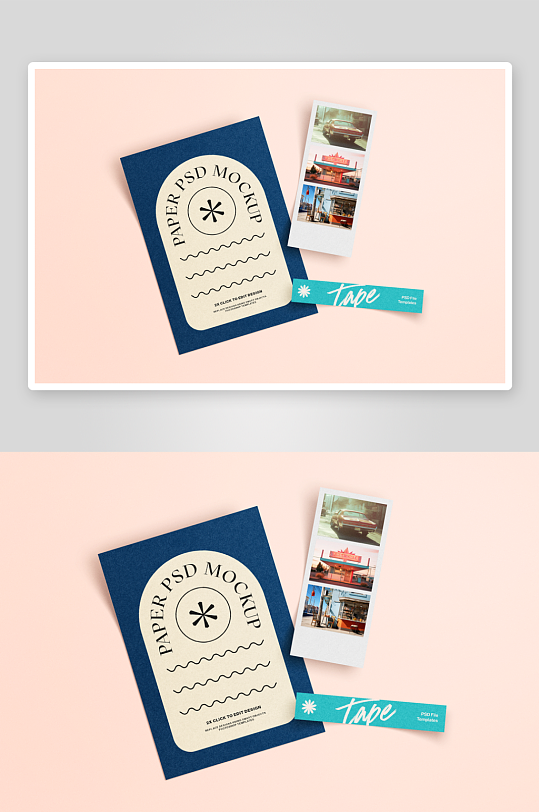 海报广告传单样机mockup分层素材-众图网