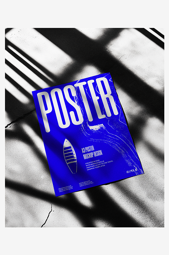 海报广告传单样机mockup分层素材-众图网