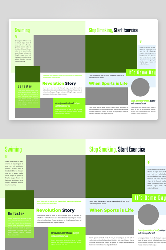 传单宣传册PSD分层设计素材-众图网