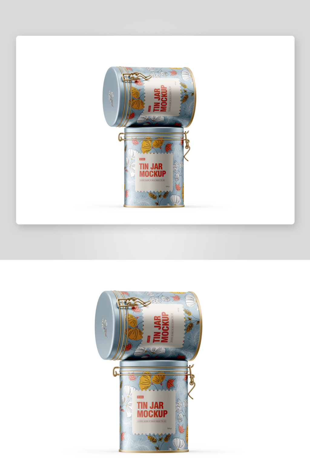 罐头瓶mockup样机素材素材