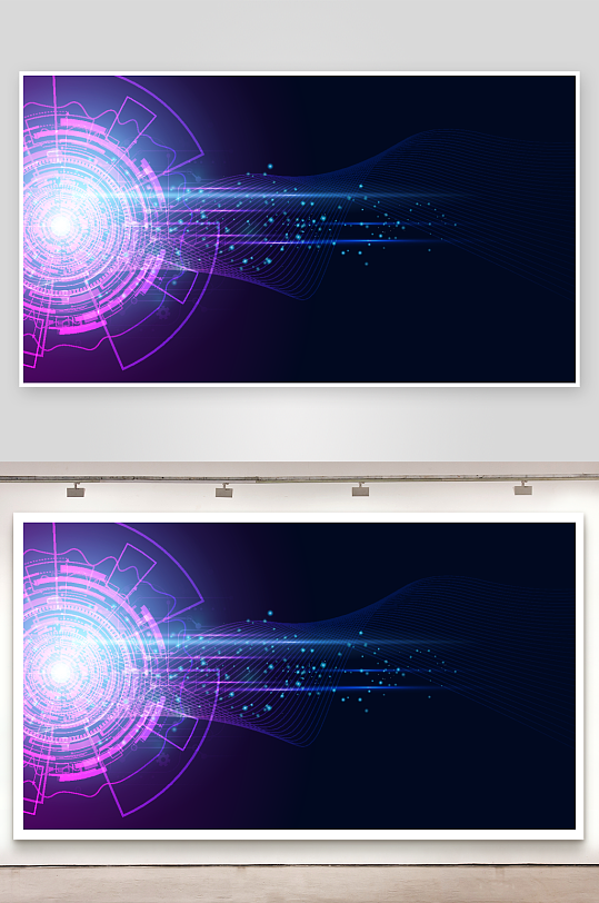 创意矢量智能科技背景-众图网