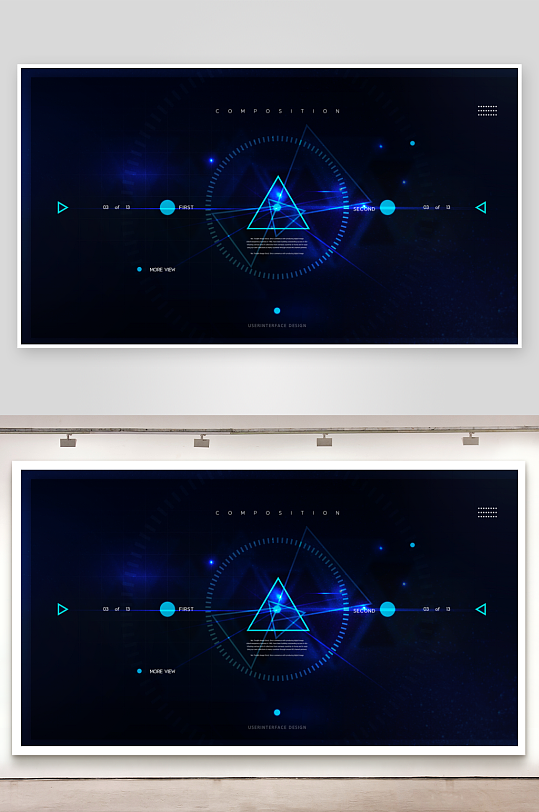 pc登录注册界面科技背景-众图网