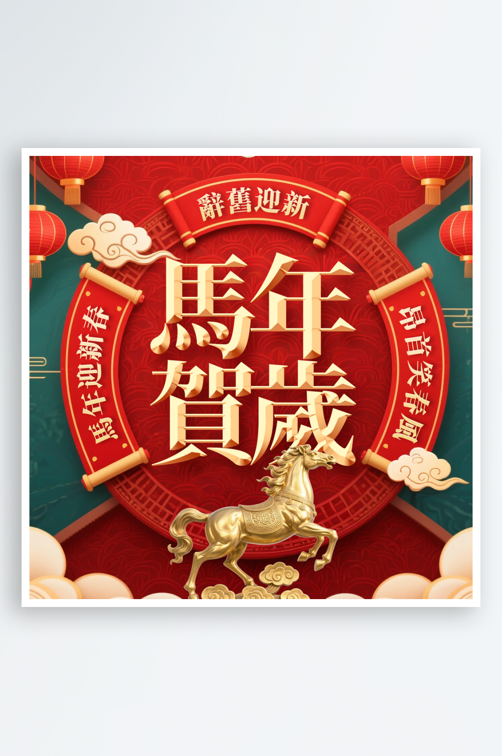 马年春节首页头图素材