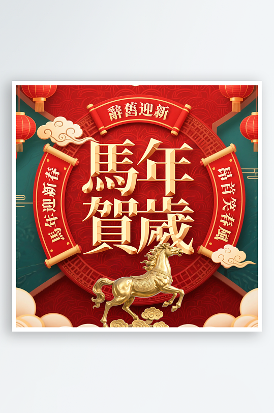 马年春节首页头图-众图网