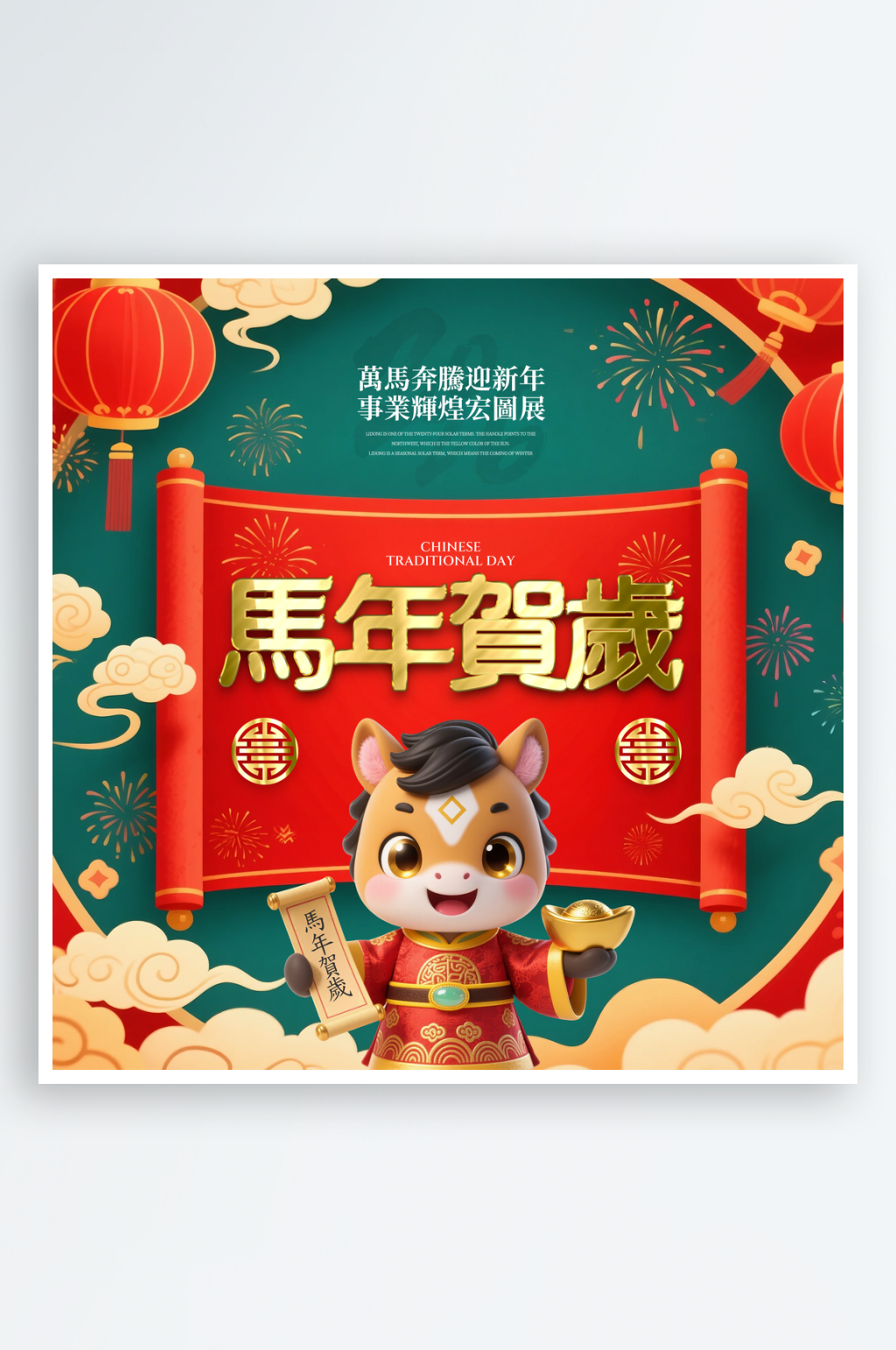 马年春节首页头图素材