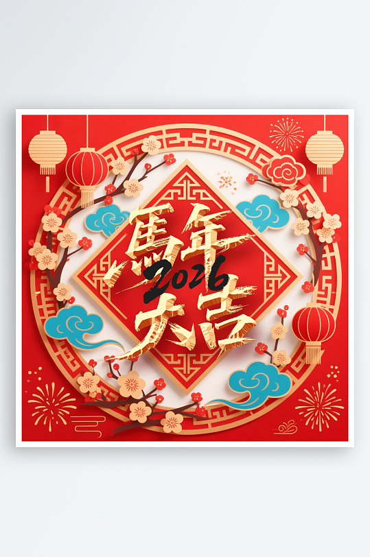 马年春节首页头图-众图网