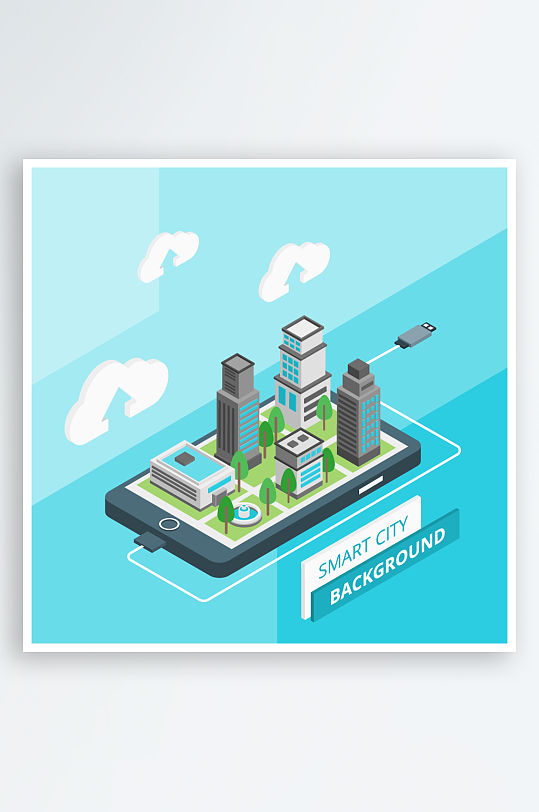 矢量设备插画模版-众图网