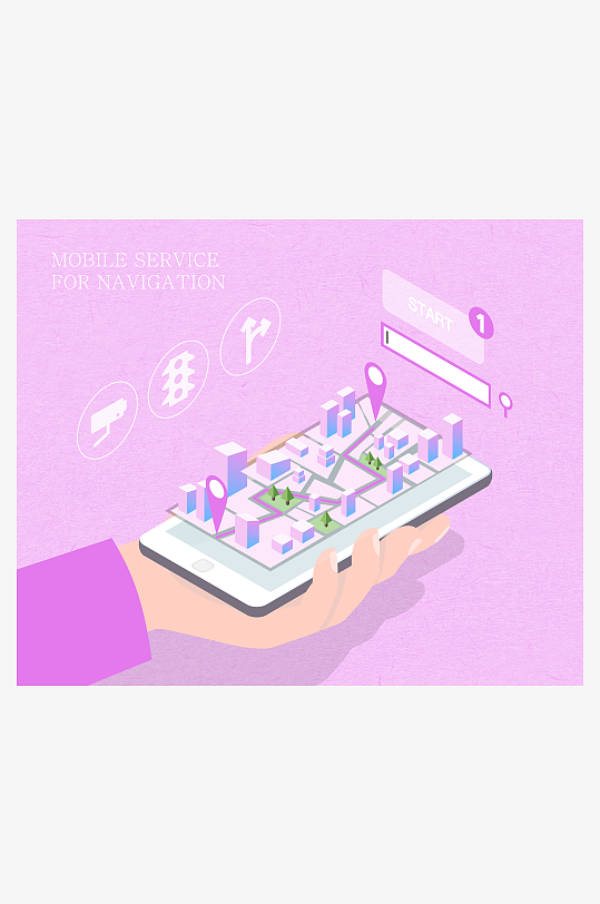 矢量设备插画模版-众图网