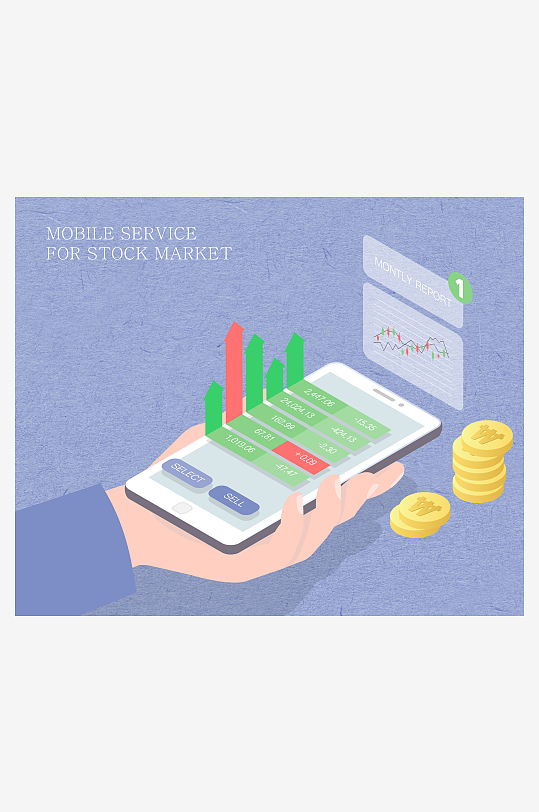 矢量设备插画模版-众图网