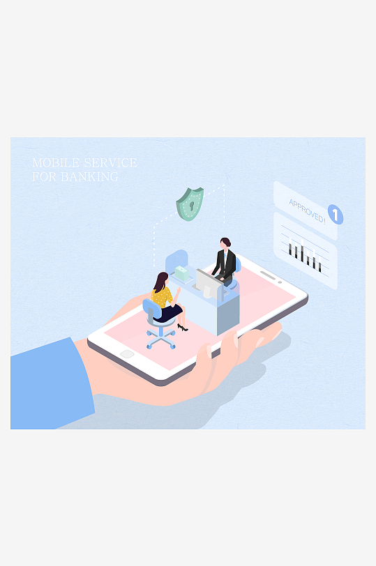 矢量设备插画模版-众图网