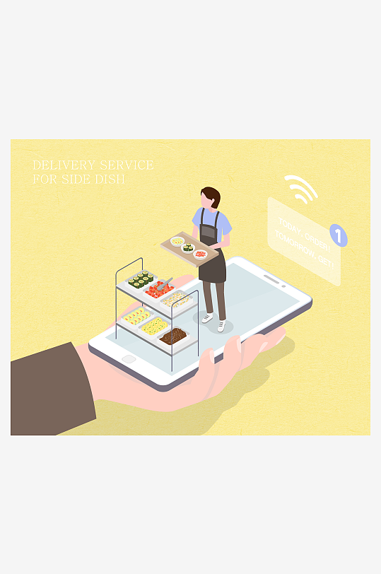 矢量设备插画模版素材-众图网