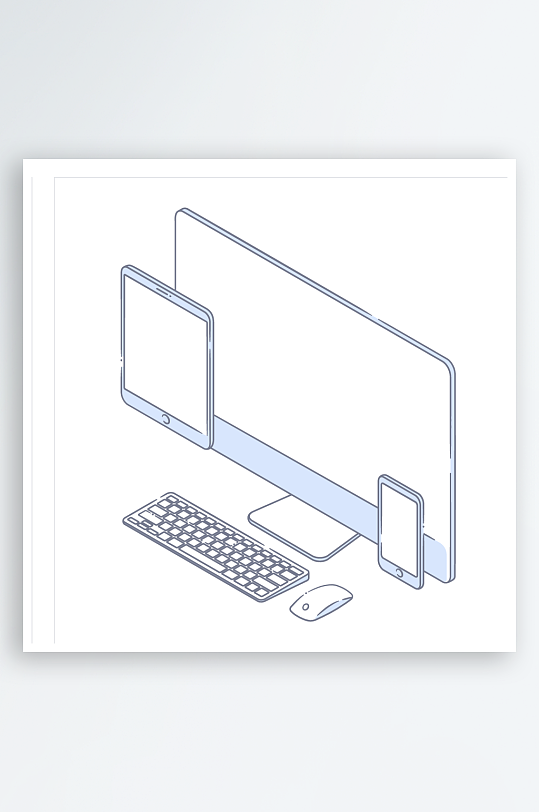 矢量设备插画模版素材-众图网