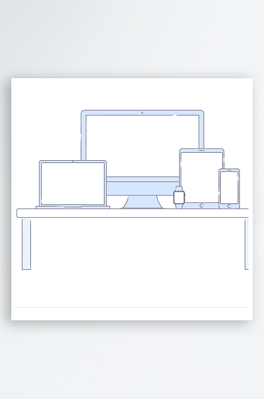 矢量设备插画素材-众图网