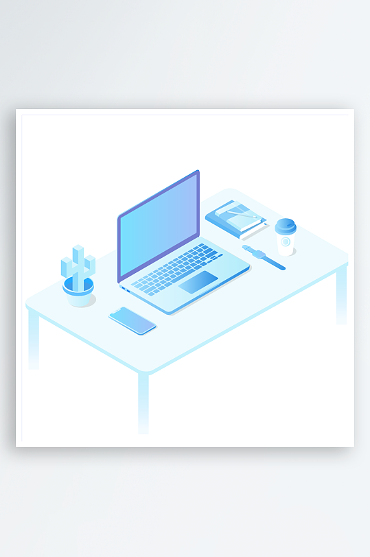 矢量设备插画素材-众图网