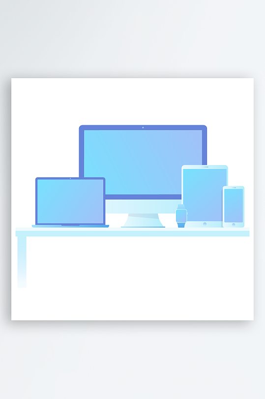 矢量设备插画素材-众图网