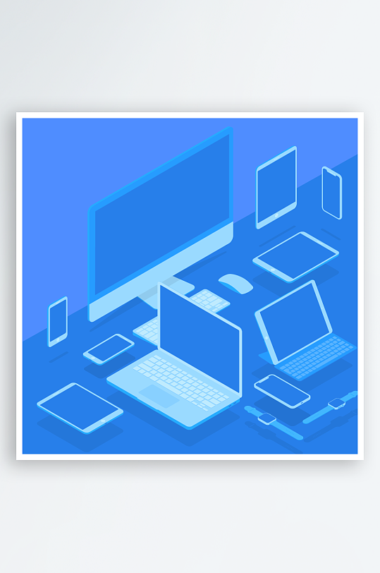 矢量设备插画元素-众图网