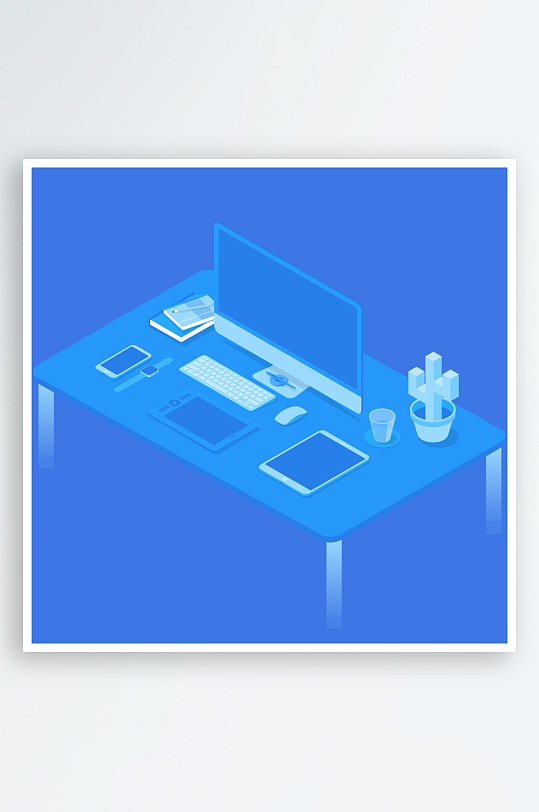 矢量设备插画元素-众图网