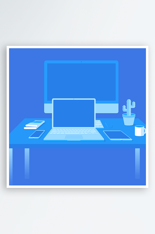 矢量设备插画元素-众图网