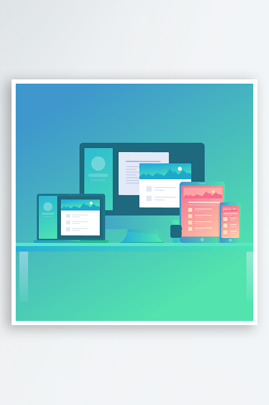 矢量设备插画元素-众图网