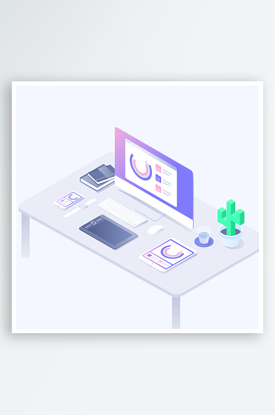 矢量设备插画元素图片-众图网