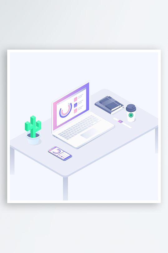 矢量设备插画元素图片-众图网