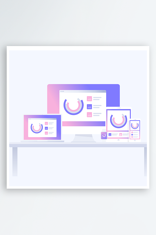 矢量设备插画元素图片-众图网