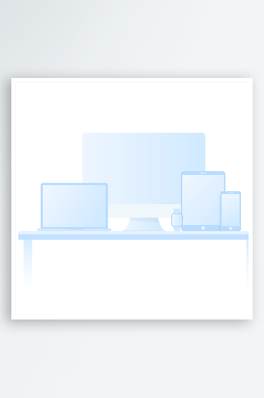 矢量设备插画元素图片-众图网