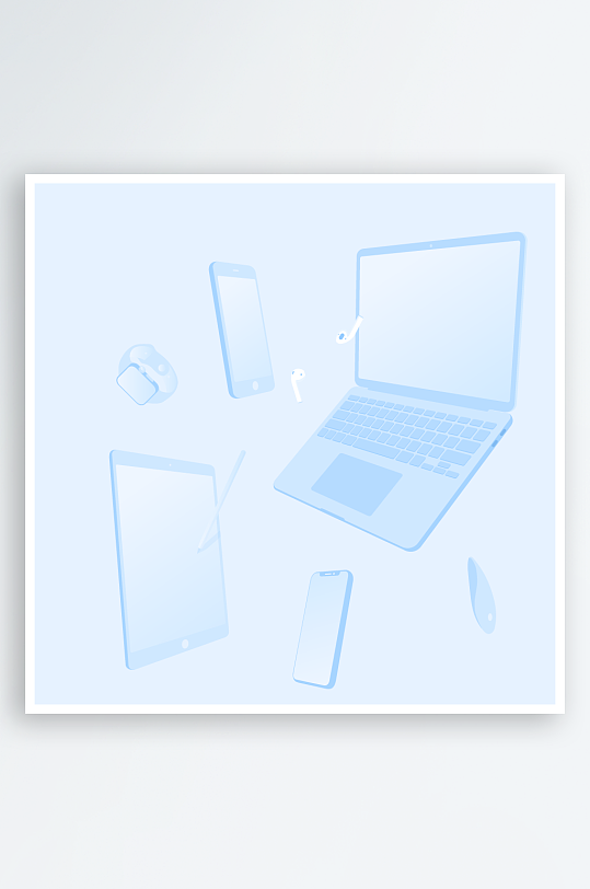 矢量设备插画图片素材-众图网