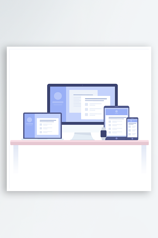 矢量设备插画图片素材-众图网