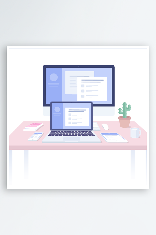 矢量设备插画图片素材-众图网