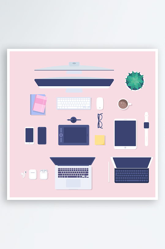 矢量设备插画图片素材-众图网