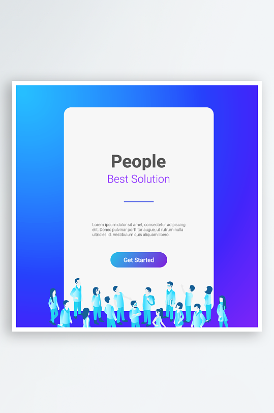 矢量科学办公插画素材-众图网