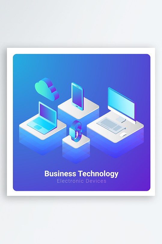 矢量科学办公插画-众图网
