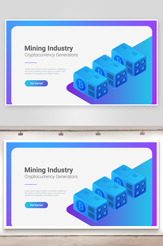 矢量科学办公插画-众图网