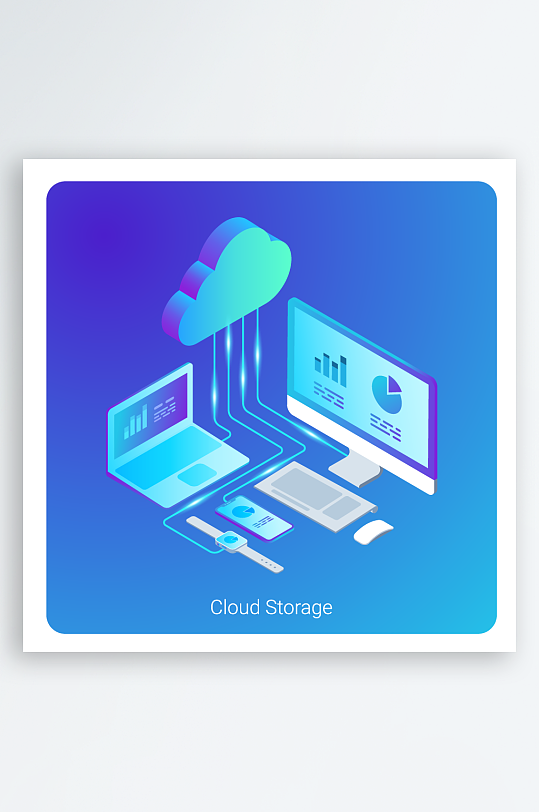 矢量科学办公插画-众图网