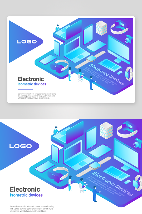 矢量科学办公插画-众图网