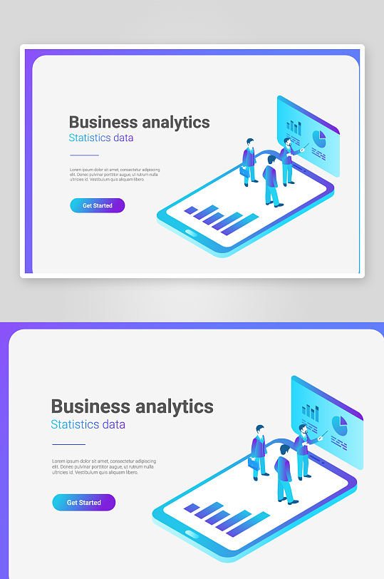 矢量科学办公插画-众图网
